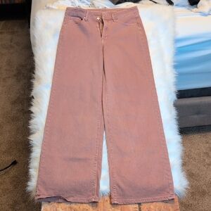 Chico's Women's Pink Flare Jeans 8T
